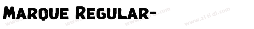 Marque Regular字体转换